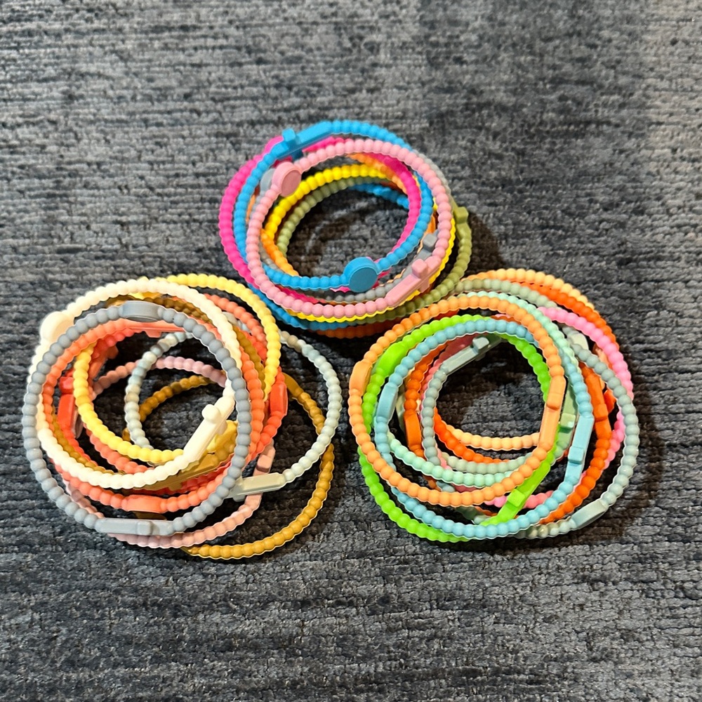 Rubber Religious Rosary Bracelets